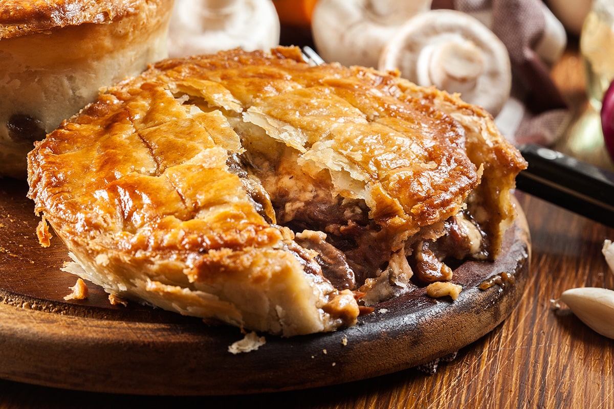 A steak pie