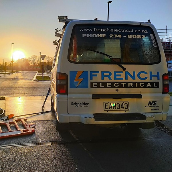 modern French electrical van