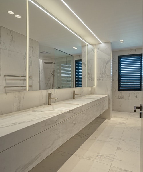 creative electrical solutions for bathroom lighting